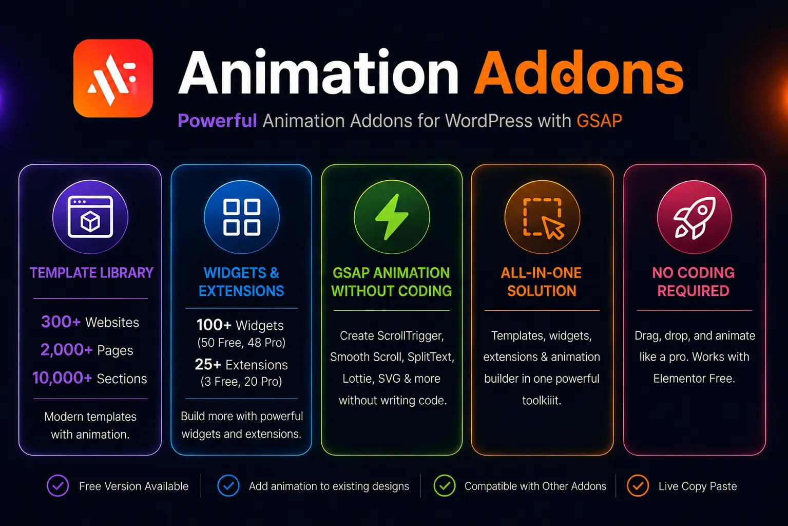 Animation addons interface 3