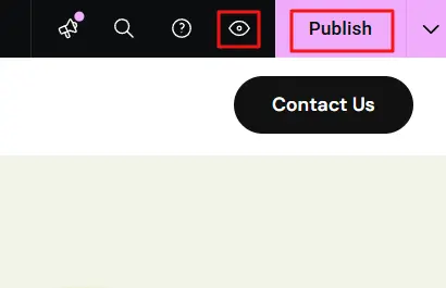 Finally click publish and preview