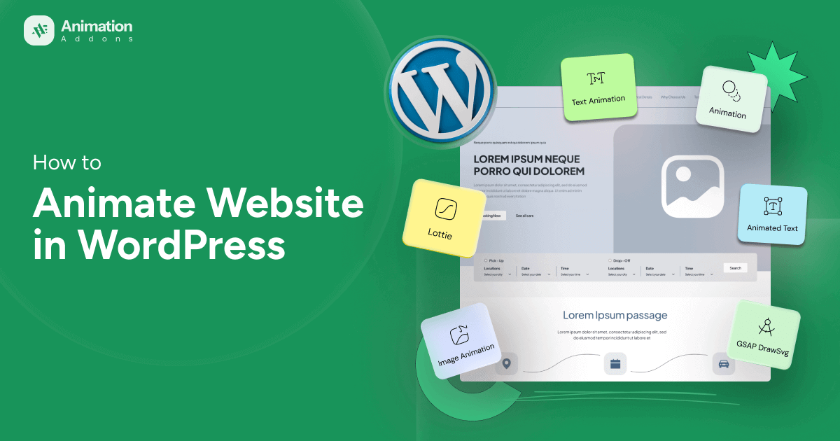 Featured Image for How to Create an Animated Website in WordPress