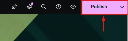 Click on Publish