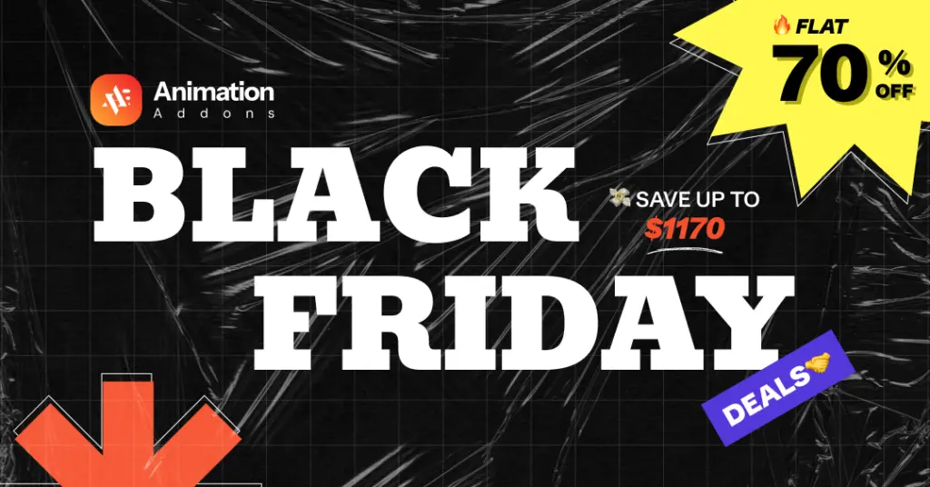 Animation addons black friday deals