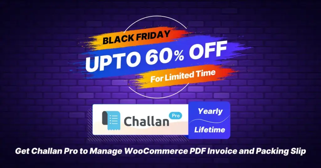 Challan Pro Black Friday Deals