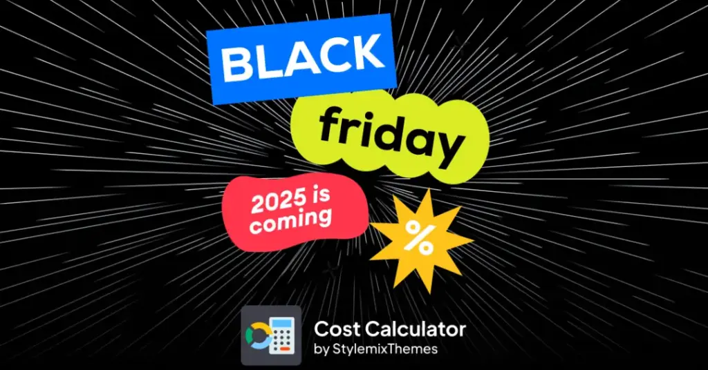 Cost Calculator Black Friday Deals