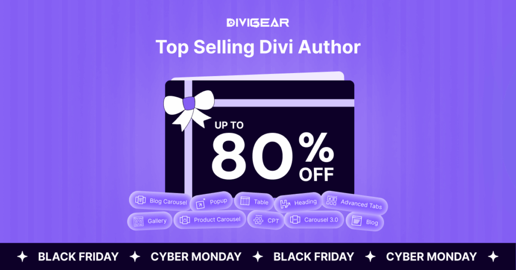 DiviGear Black Friday Deals