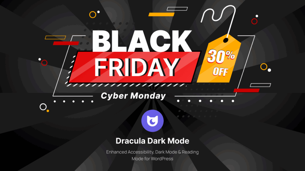 Dracula Dark Mode Black Friday Deals