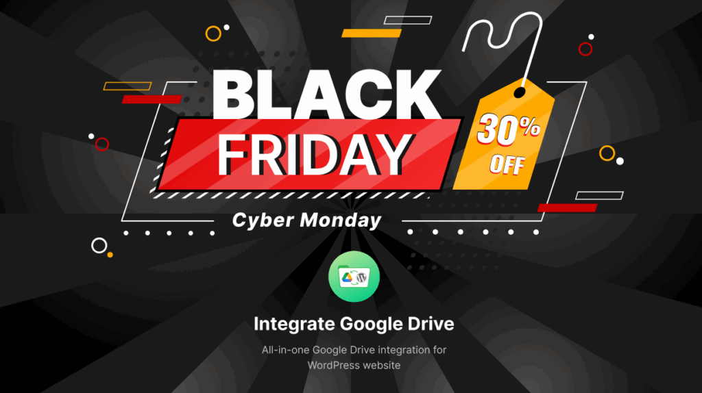 Integrate Google Drive Black Friday Deals