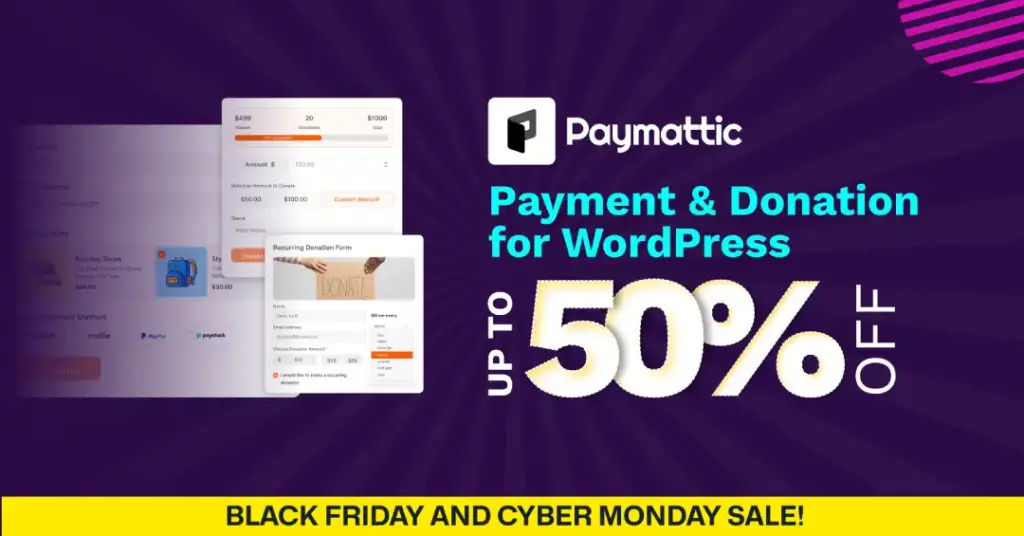 Paymattic Black Friday Deals