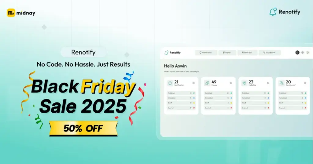 Renotify Black Friday Deals