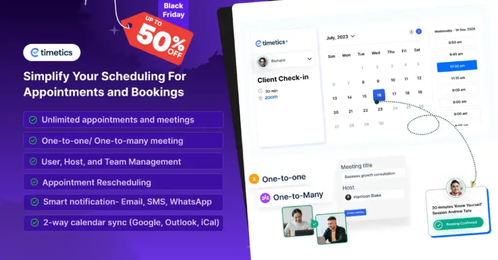 Timetics Black Friday Deals