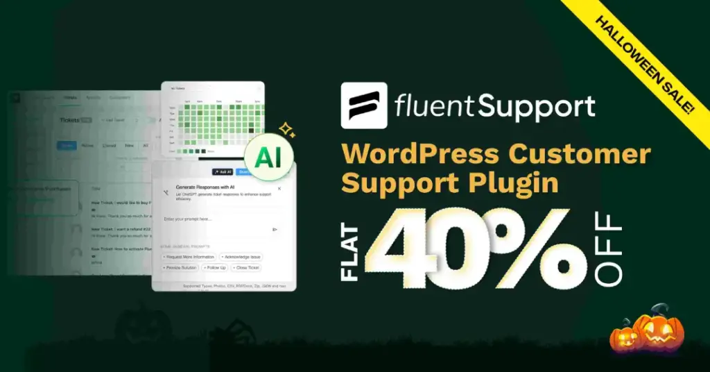 Fluent Support Halloween Deals