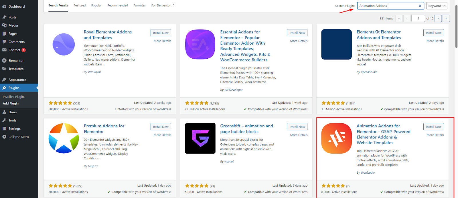 install Animation Addons plugin