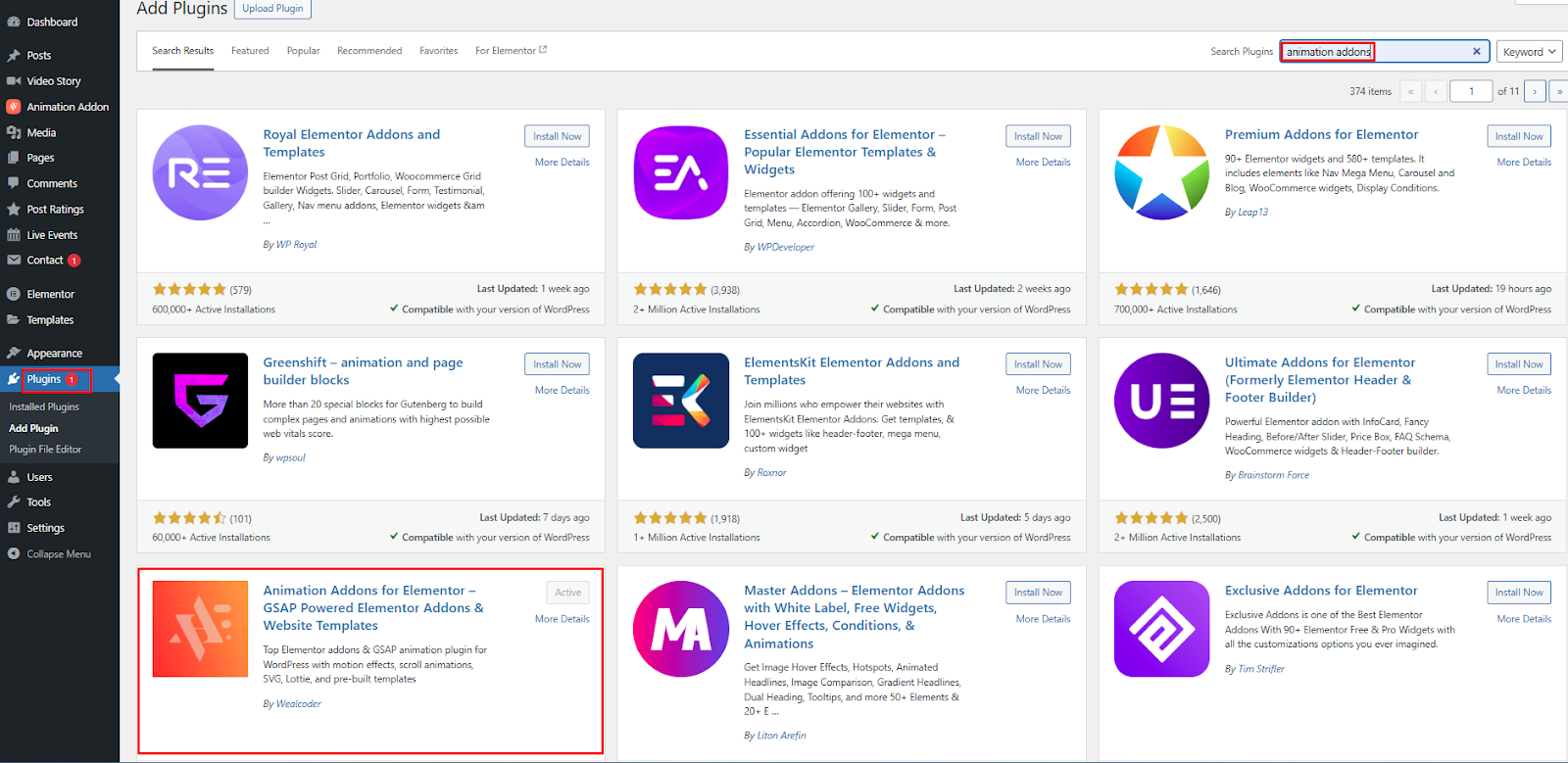 Install Animation Addons