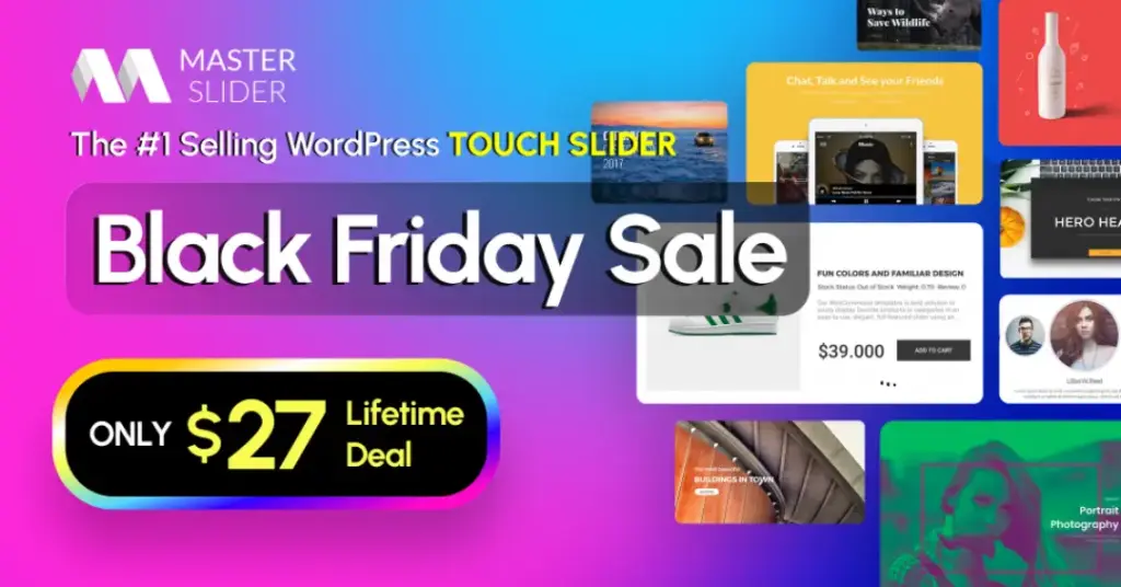 Masterslider Black Friday Deals