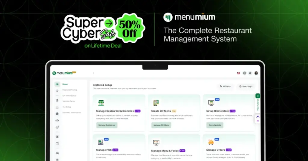 Menumium Black Friday Deals