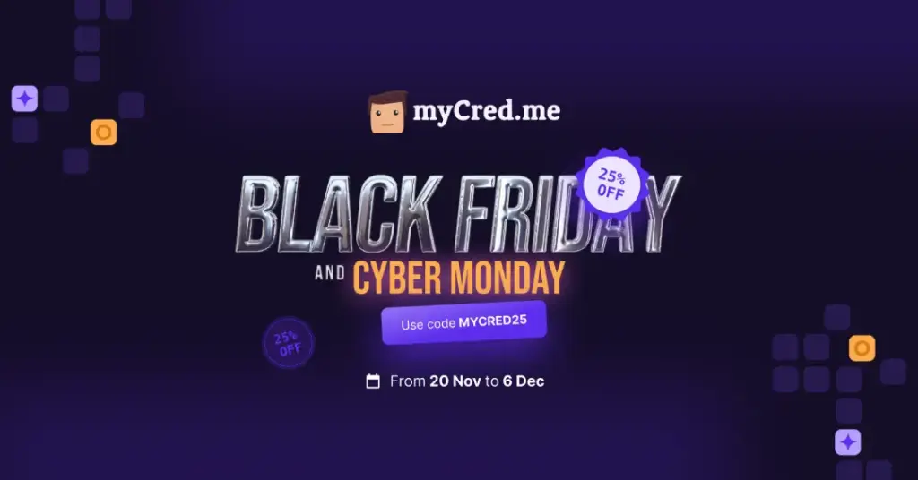 myCred Black Friday Deals