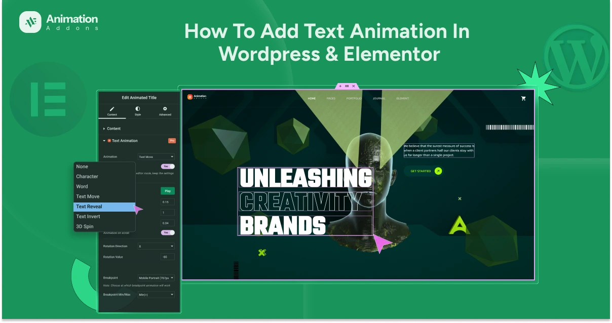 How to Add Text Animation in WordPress & Elementor