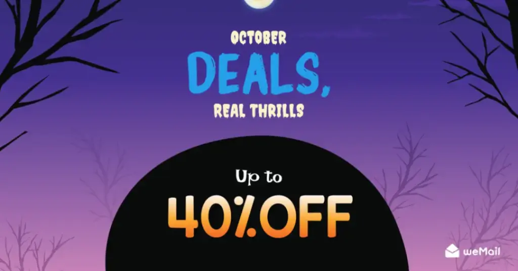 weMail Halloween Deals
