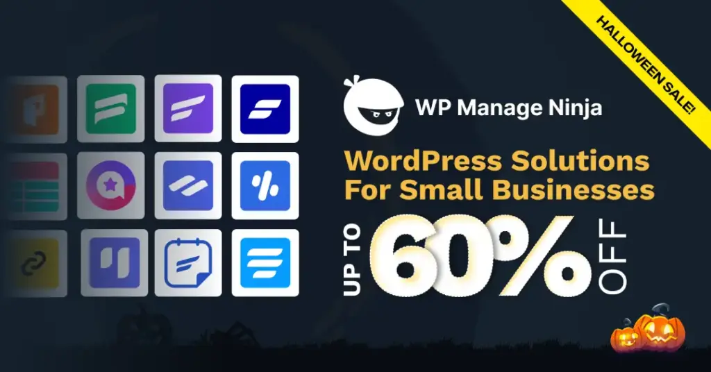 WP Manage Ninja Halloween Deals