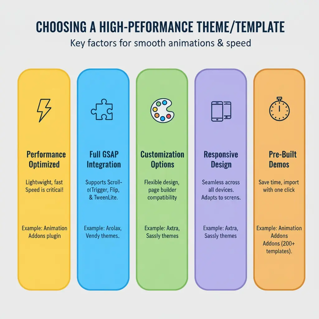 Choosing high performance theme