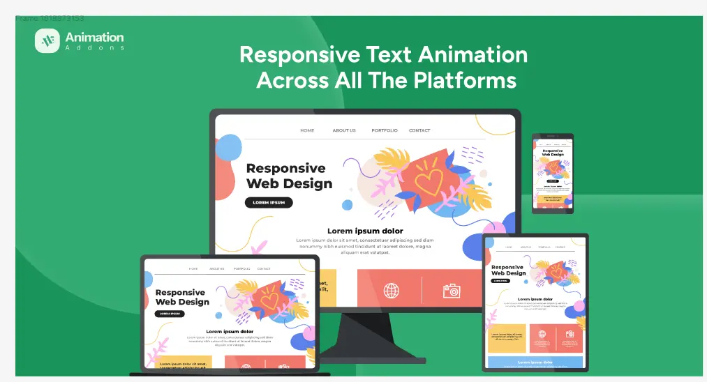 Upgraded Responsive Text Animation Across All the Platforms