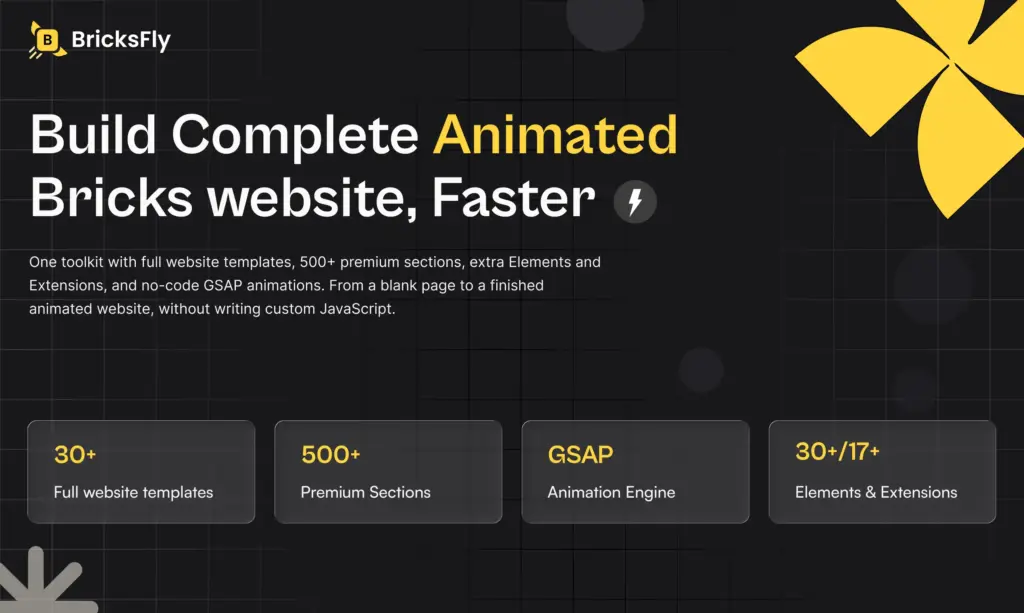 Bricksfly build bricks website