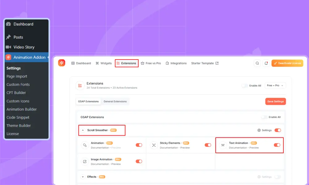 Enable the Split Text Extension