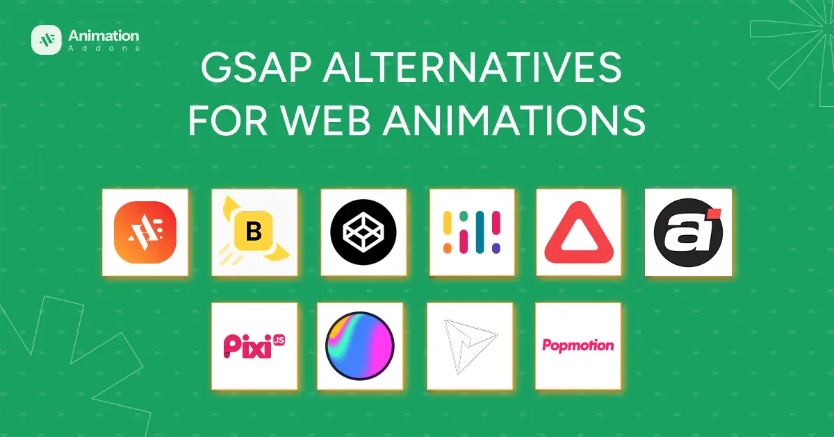 10 Best GSAP Alternatives for Web Animations in 2026