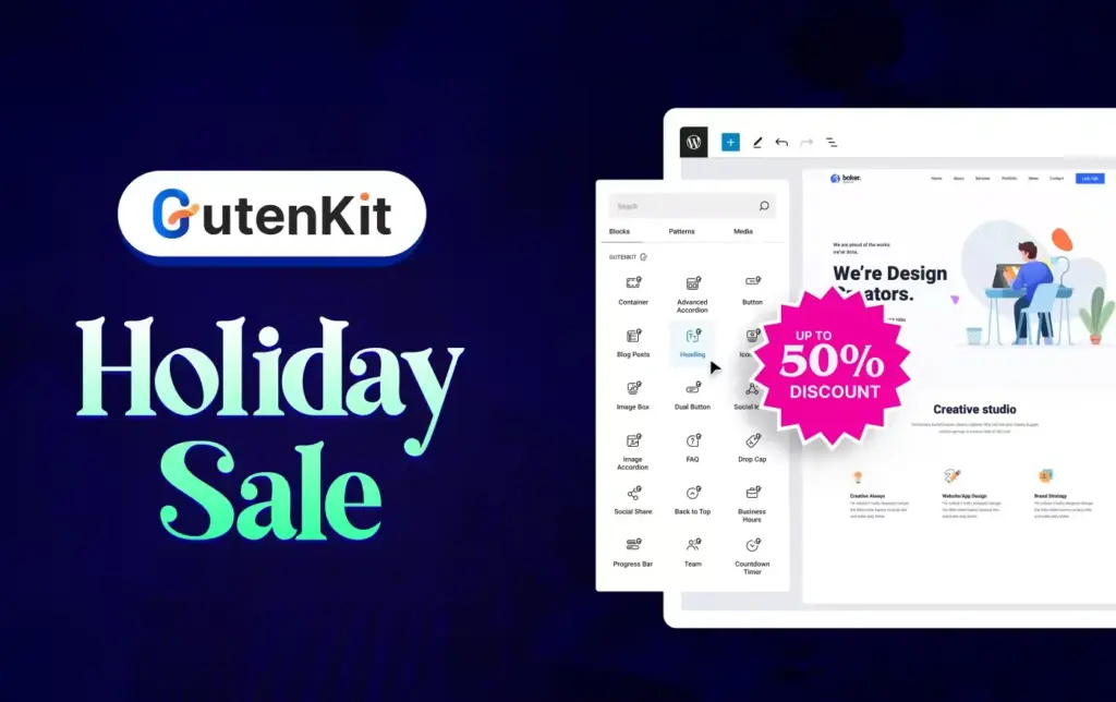 GutenKit New Year Deals