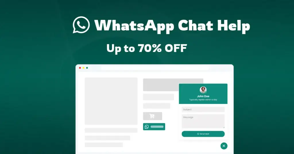 Whatsapp chat help New Year Deal