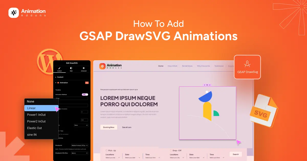 How to add gsap draawsvg animations to wordpress 1