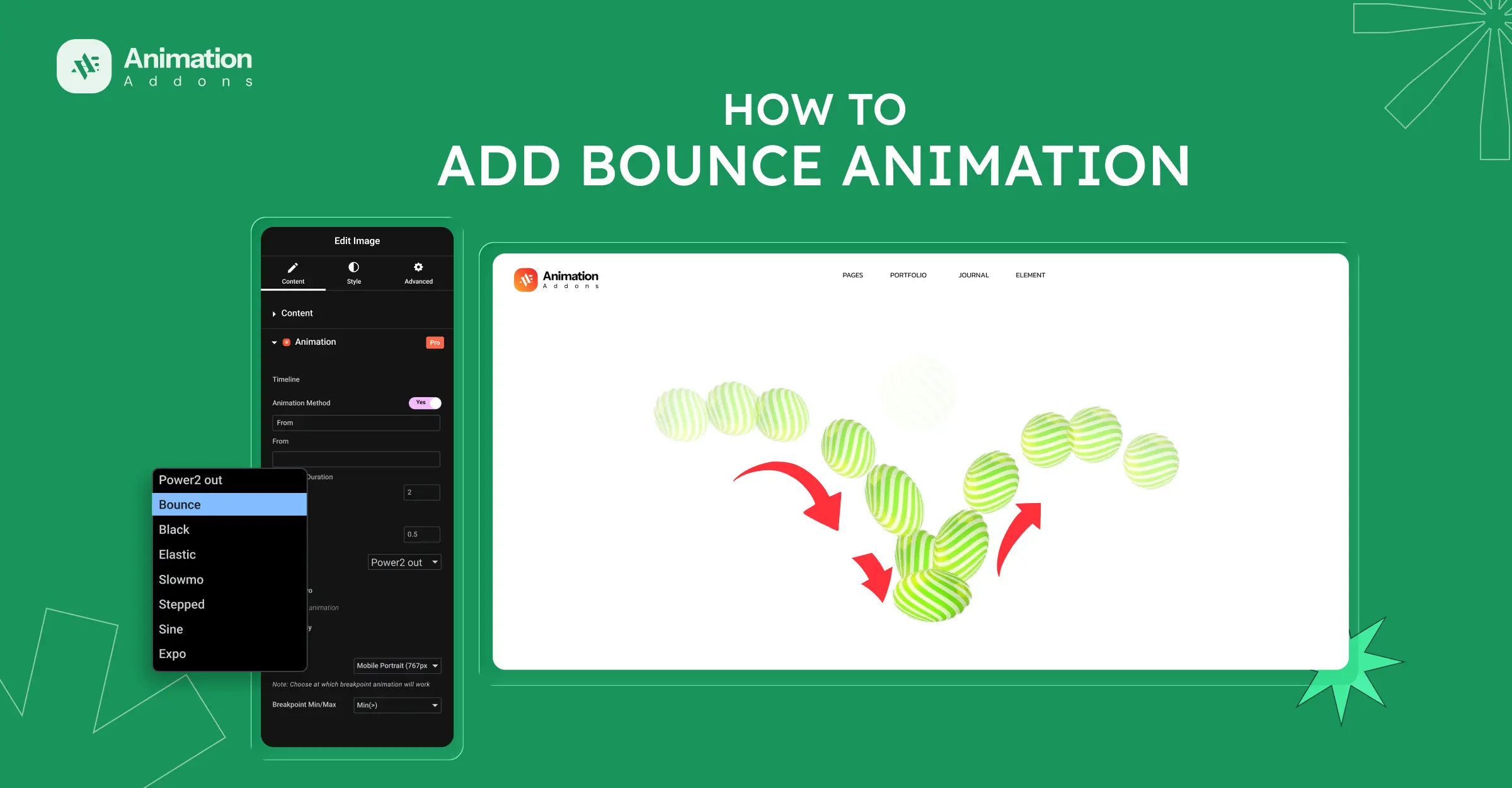 How to Add Bounce Animation in WordPress & Elementor
