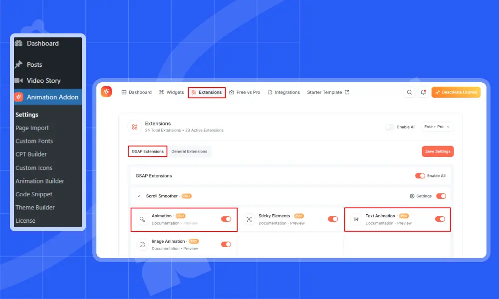 Install animation addons