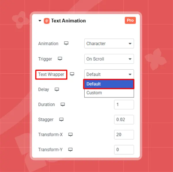 Text wrapper for text animation