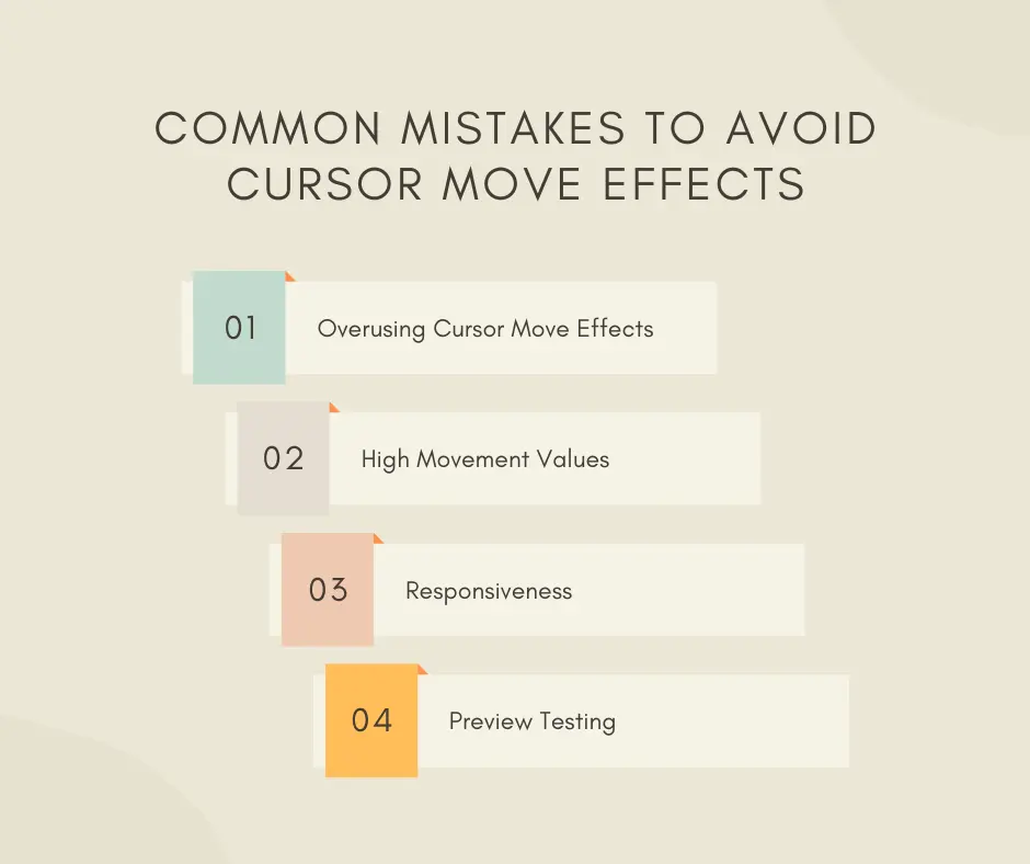 Common mistakes to avoid