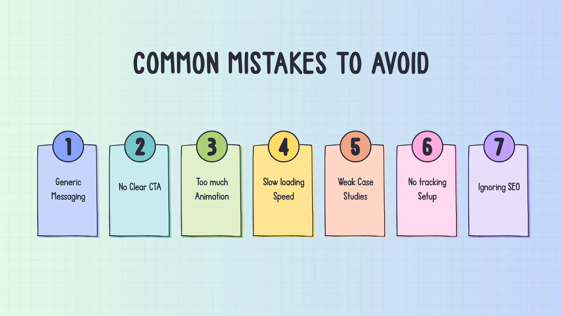 Common mistakes to avoid 1