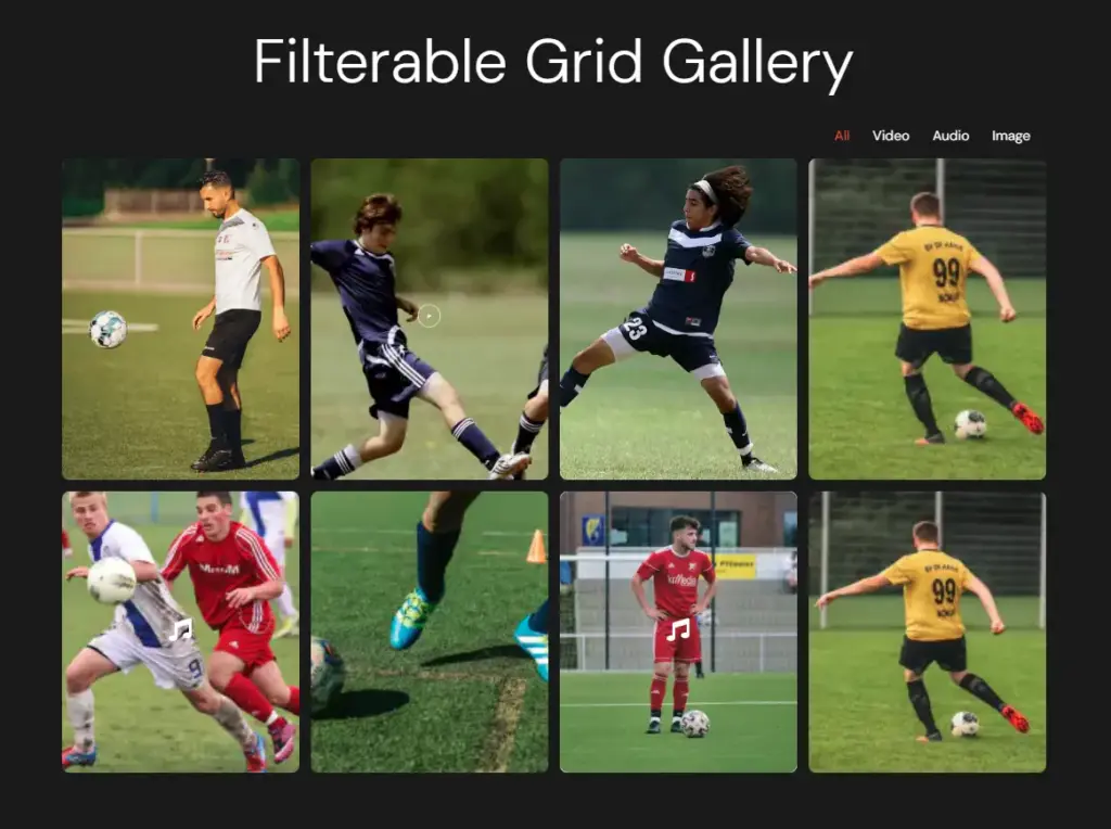 When you use gallery filter