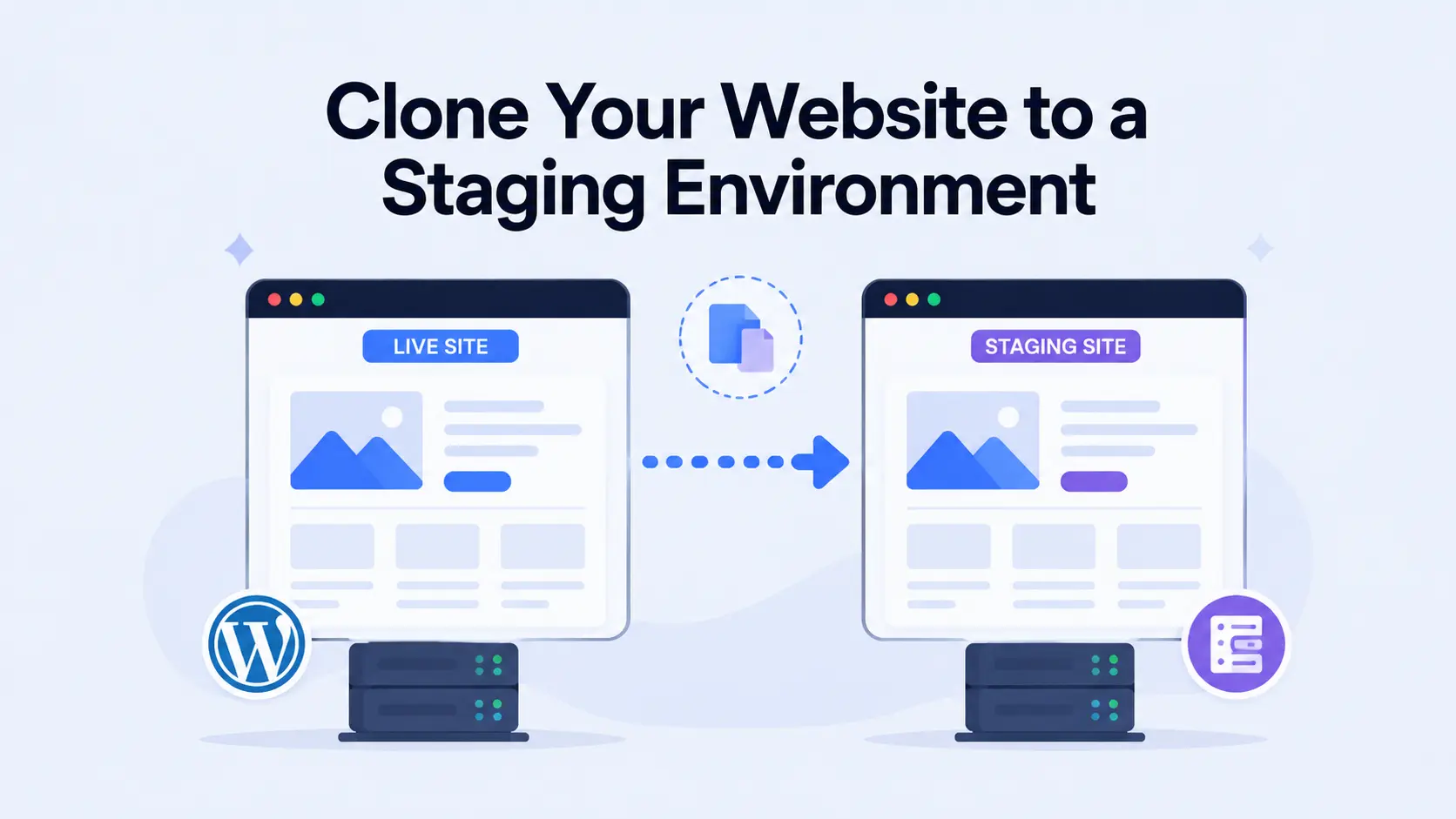 Clone your website to a staging environment