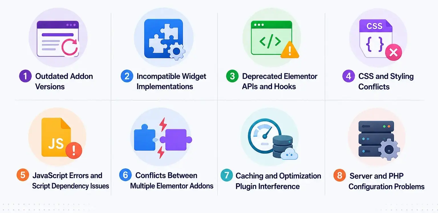 Common causes of elementor v4 addon conflicts 1