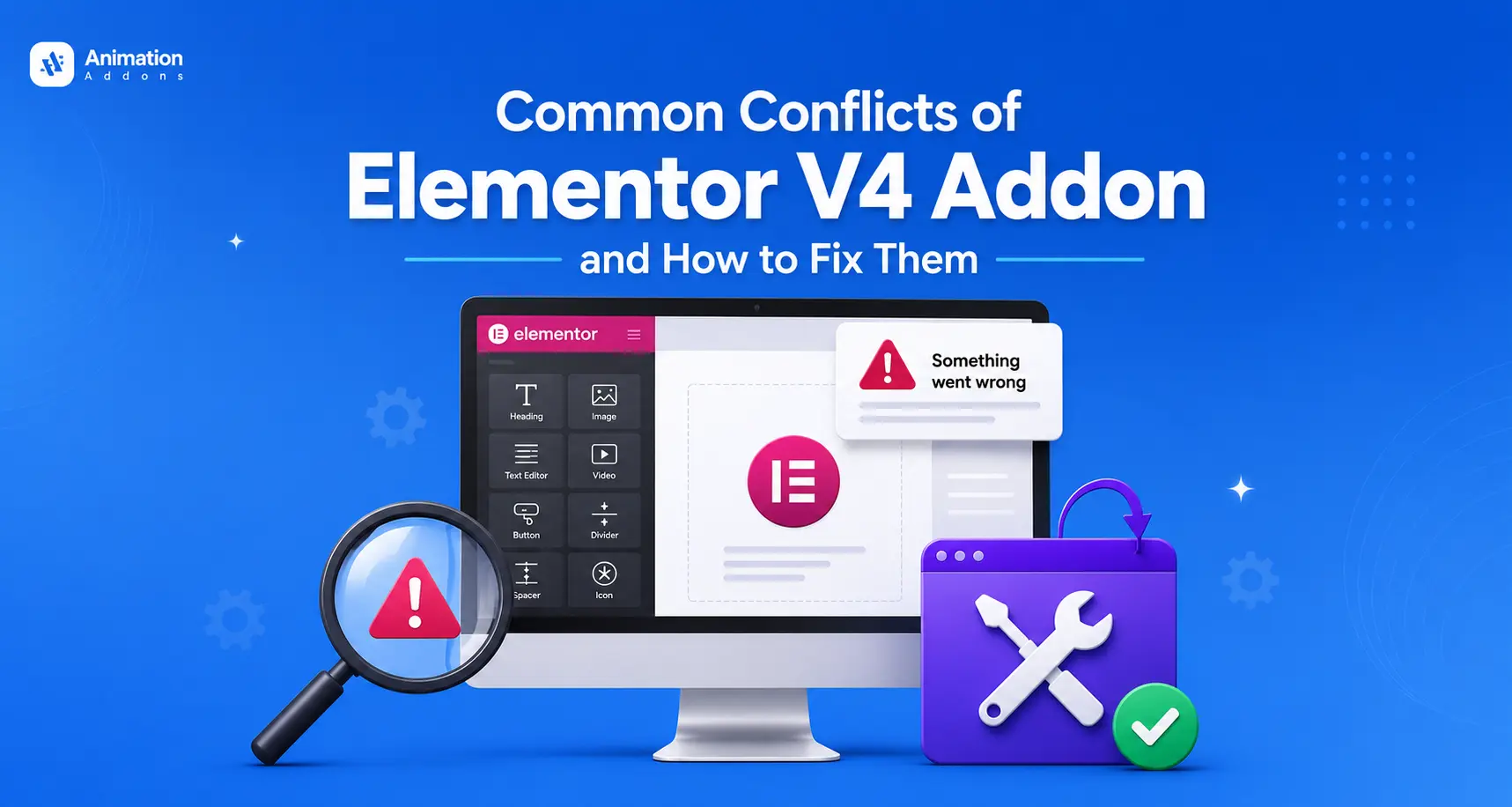 Common Conflicts of Elementor V4 Addon and How to Fix Them