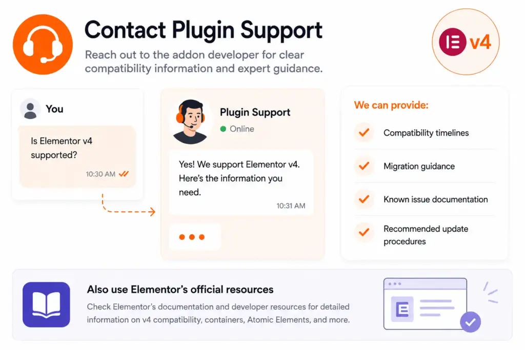 Contact plugin support
