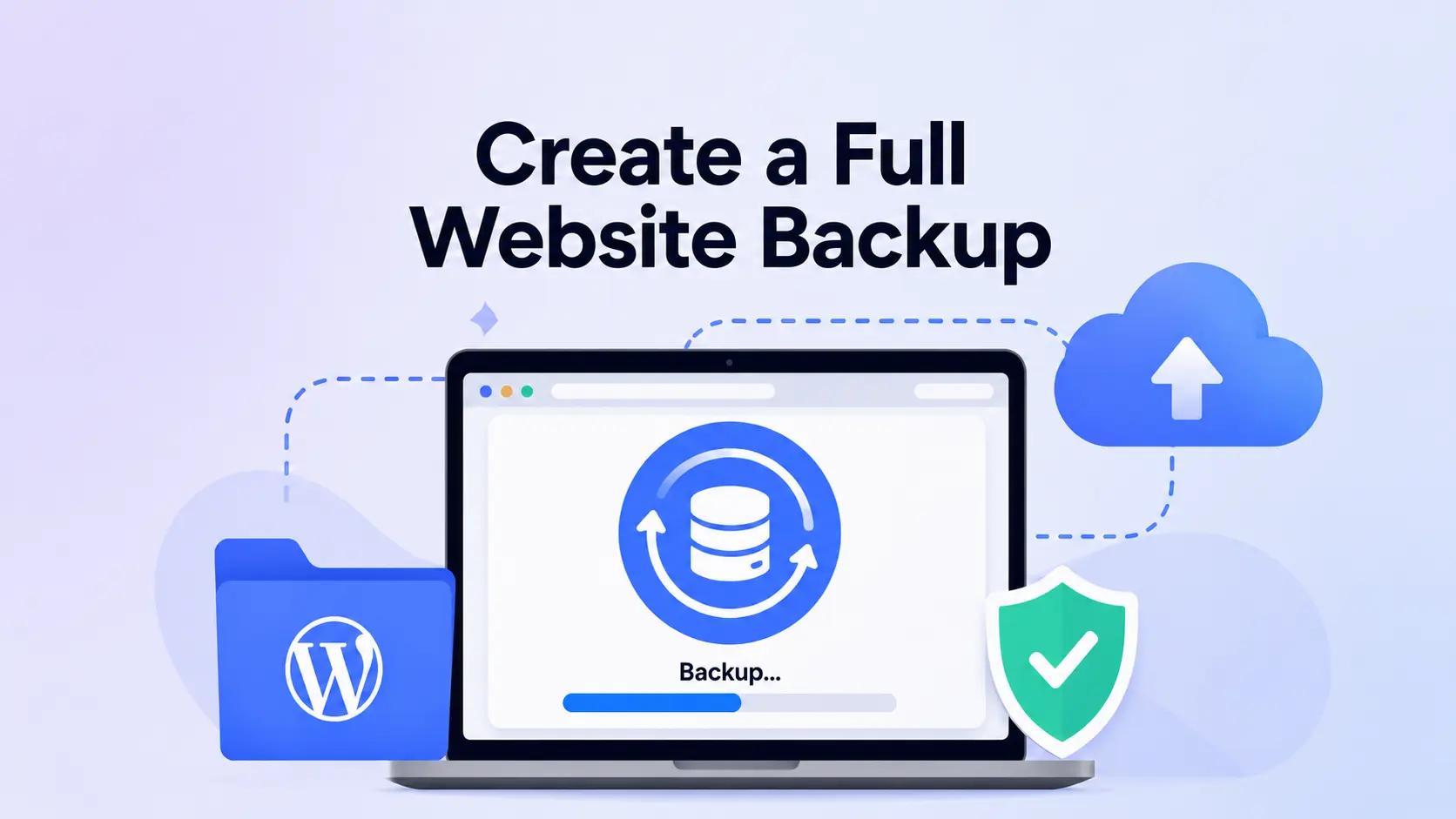 Create a full website backup