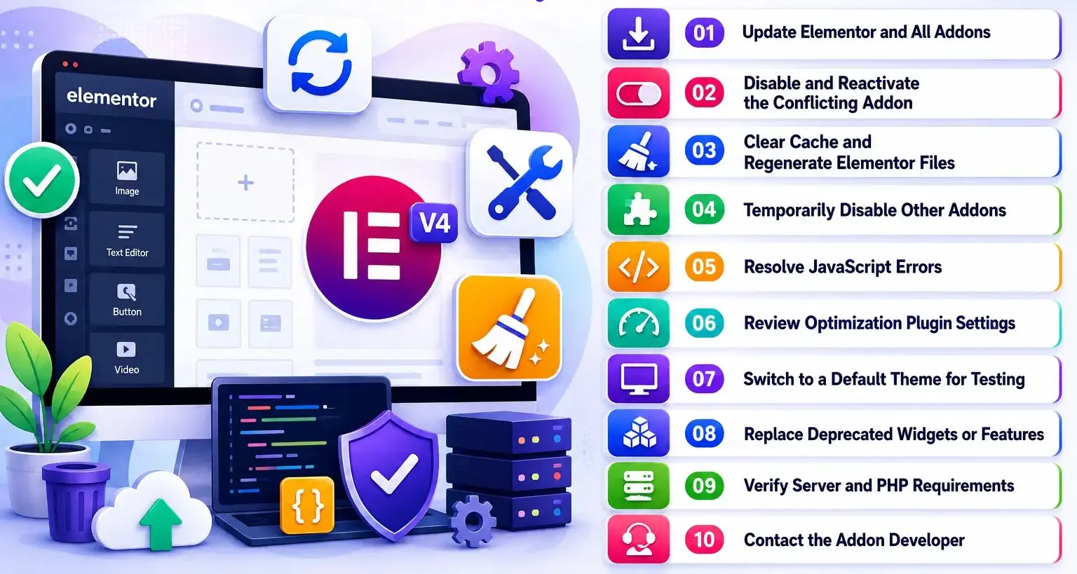 Proven fixes for elementor v4 addon conflicts 1