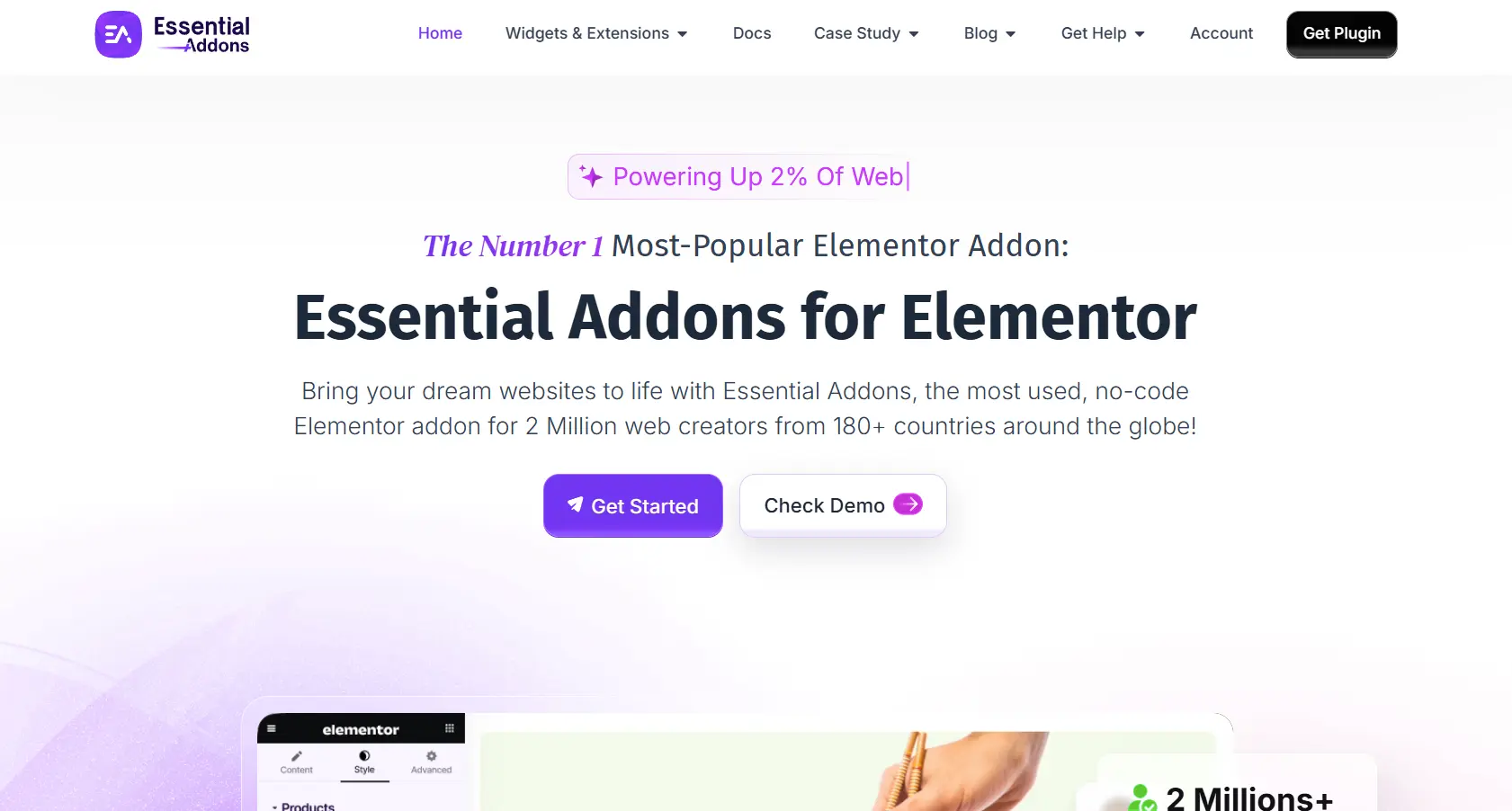 Essential addons