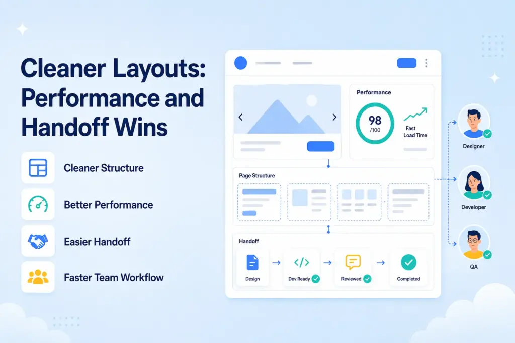 Cleaner layouts performance and handoff wins 1