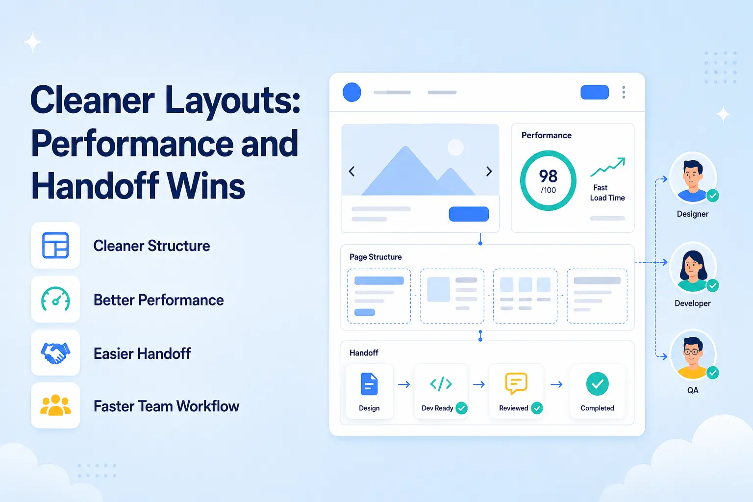 Cleaner layouts performance and handoff wins 1