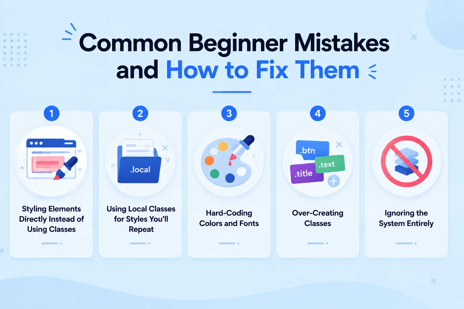 Common beginner mistakes and how to fix them