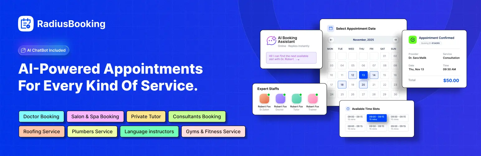 Radius booking