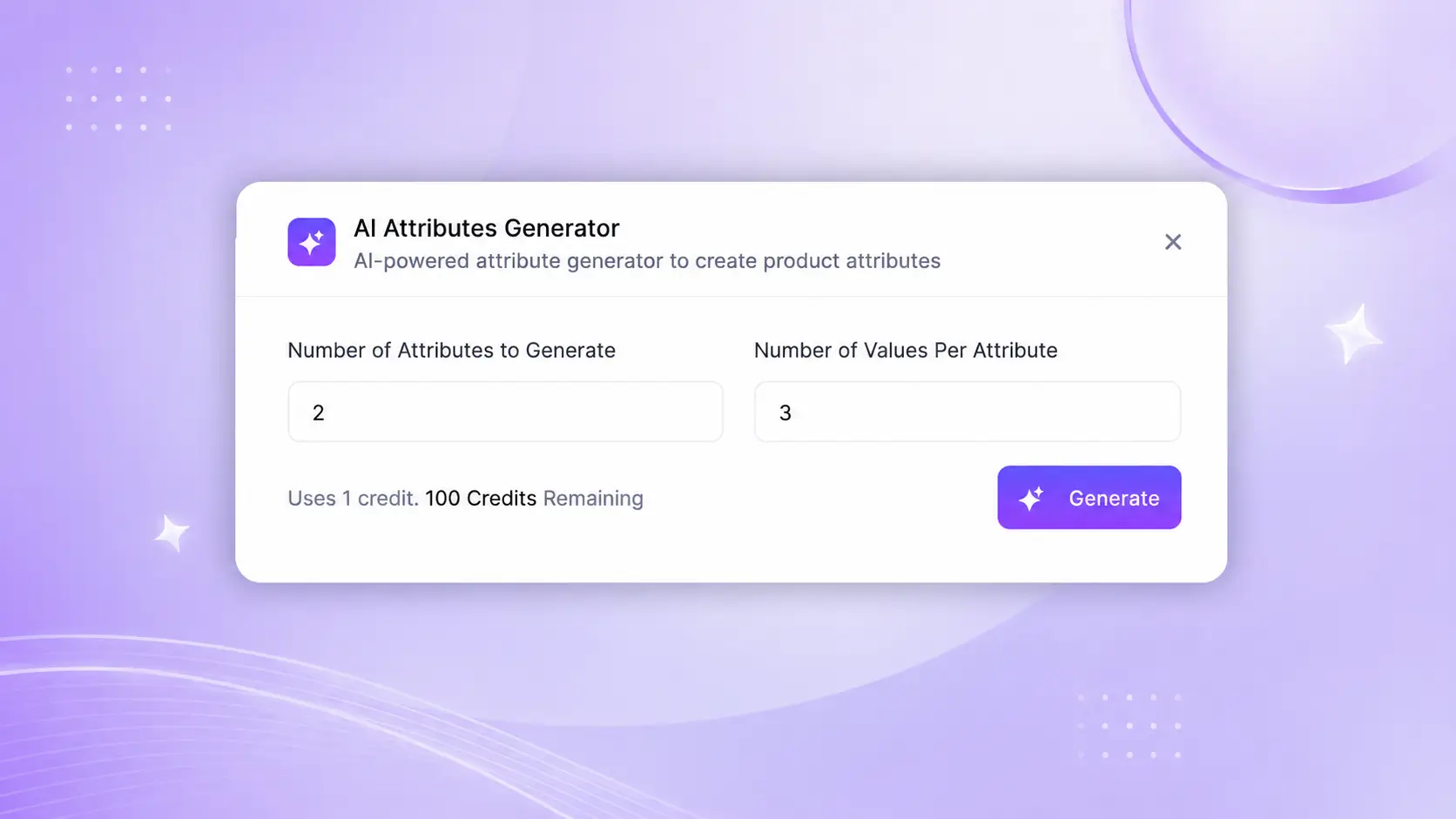 Ai attributes generator