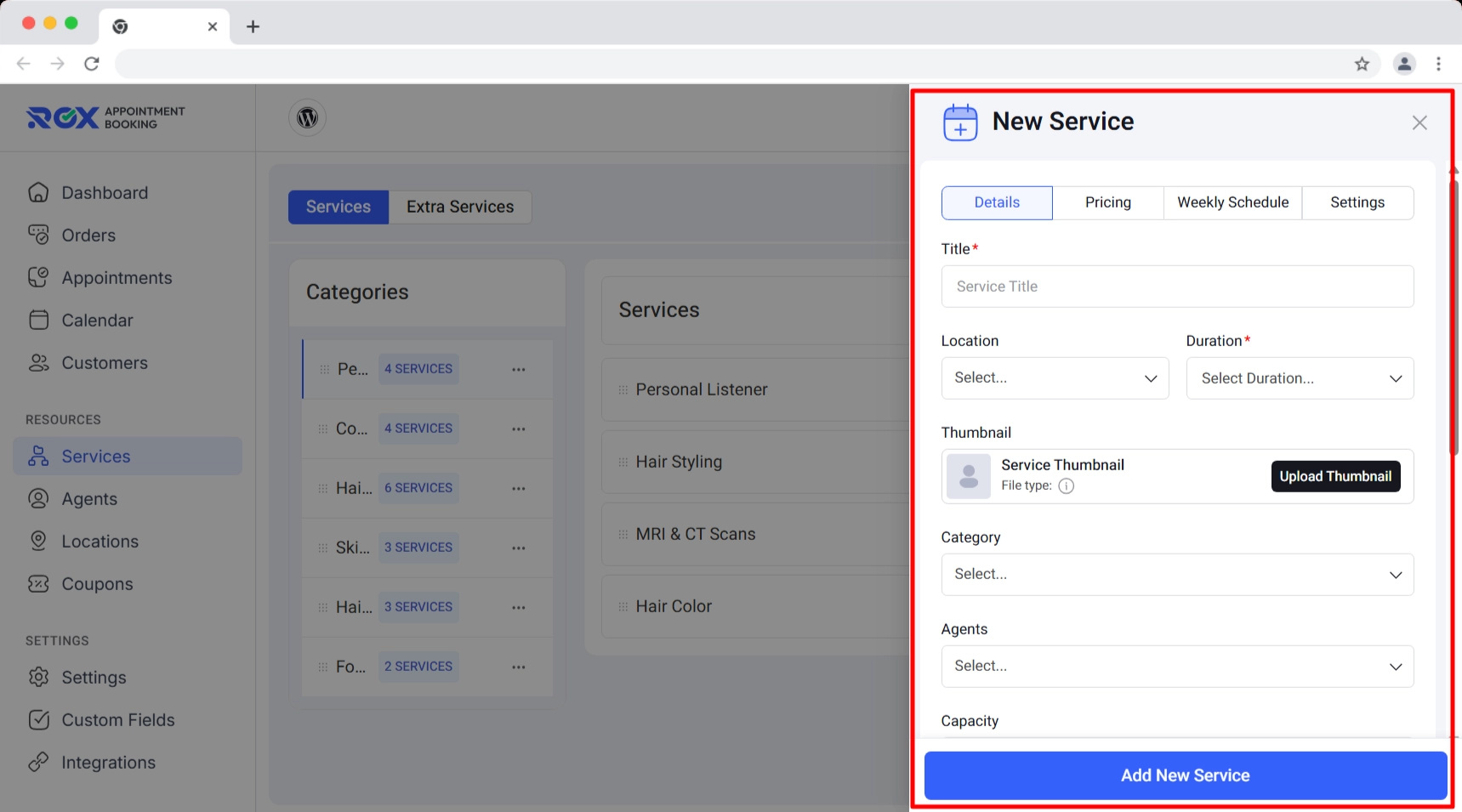 1 organize your services with categories