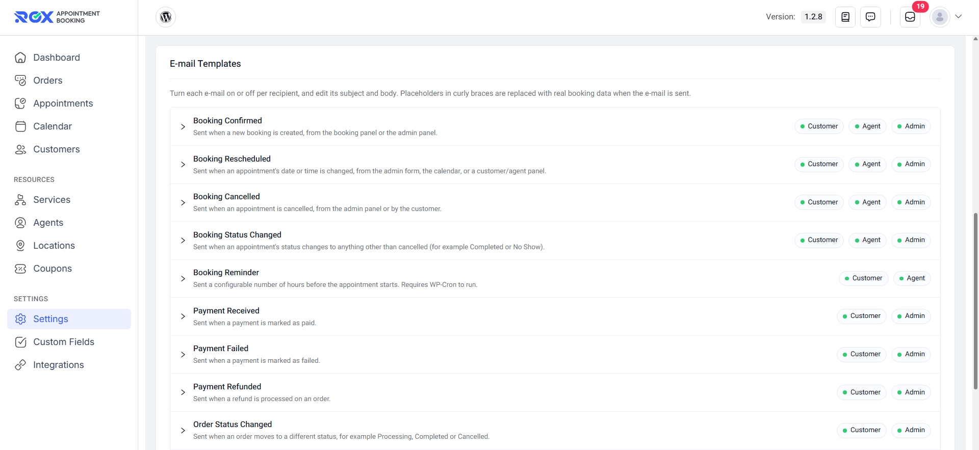 8 booking email templates